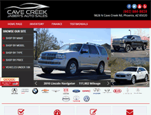 Tablet Screenshot of ccjabersauto.com